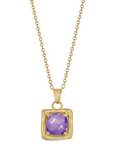 I. REISS I. REISS 14K 2.00 CT. TW. AMETHYST NECKLACE