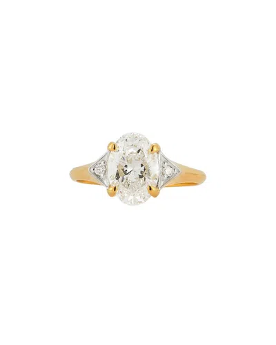 I. Reiss 14k 2.02 Ct. Tw. Lab-grown Diamond Cocktail Ring In Transparent