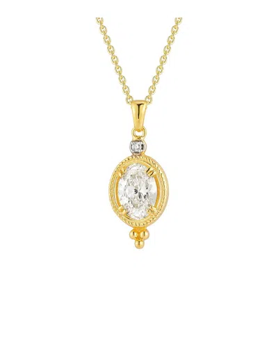 I. Reiss 14k 2.07 Ct. Tw. Lab-grown Diamond Pendant Slide Necklace In Gold