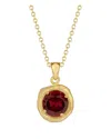 I. Reiss 14k 2.35 Ct. Tw. Diamond & Garnet Necklace