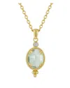 I. Reiss 14k 2.49 Ct. Tw. Diamond & Green Amethyst Necklace