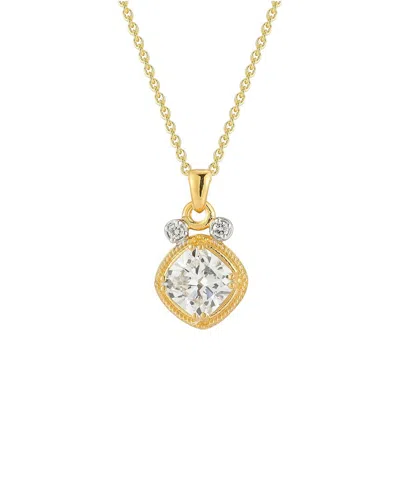 I. Reiss 14k 2.56 Ct. Tw. Lab-grown Diamond Pendant Slide Necklace In Multi