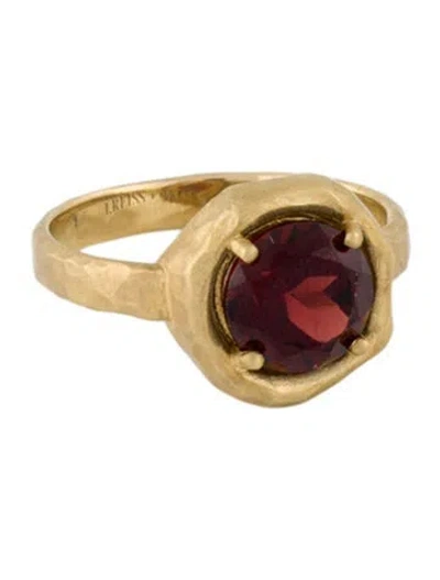 Pre-owned I. Reiss 14k 2.56ct Garnet Cocktail Ring In Multi