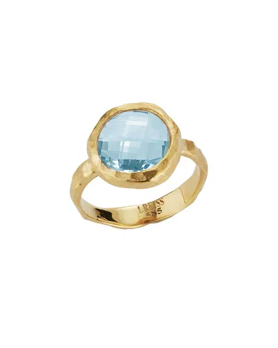 I. Reiss 14k 3.25 Ct. Tw. Blue Topaz Cocktail Ring