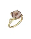 I. Reiss 14k 3.55 Ct. Tw. Diamond & Smokey Topaz Cocktail Ring
