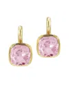I. Reiss 14k 6.70 Ct. Tw. Diamond & Rose Quartz Drop Earrings