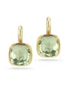 I. Reiss 14k 7.00 Ct. Tw. Green Amethyst Earrings