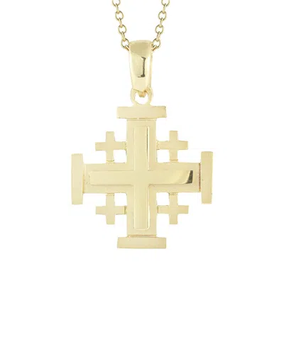 I. Reiss 14k Jerusalem Cross Necklace In Gold