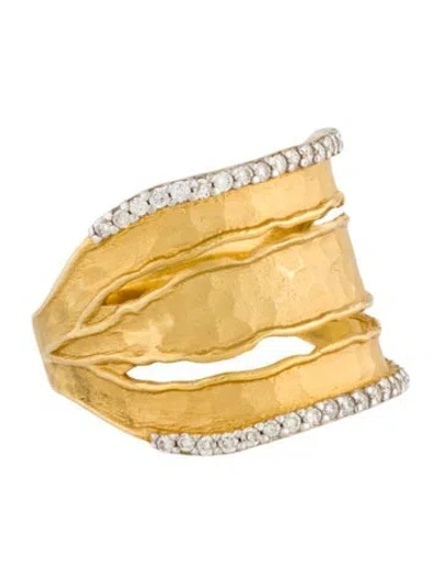 Pre-owned I. Reiss 14k Cut-out Ring In Multi