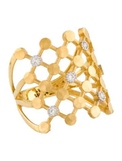 Pre-owned I. Reiss 14k Diamond Beehive Band In Multi