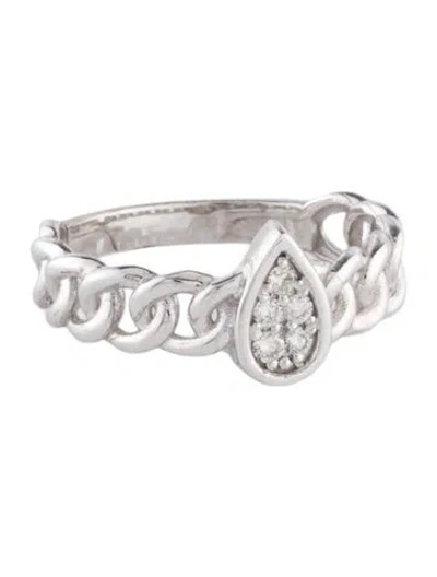 Pre-owned I. Reiss 14k Diamond Cocktail Ring In Multi