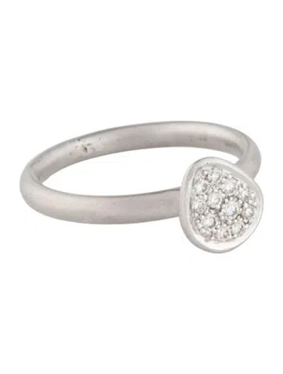 Pre-owned I. Reiss 14k Diamond Free-form Cocktail Ring In Multi