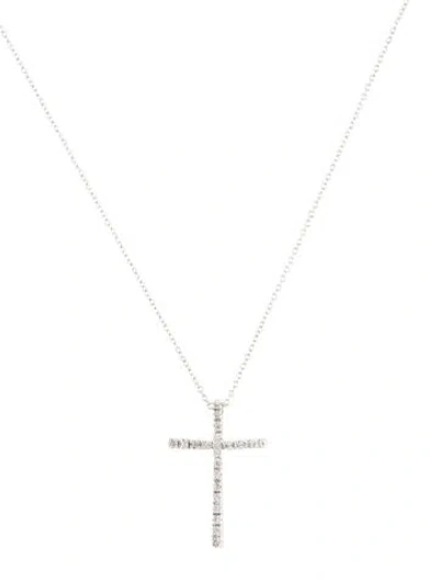 Pre-owned I. Reiss 14k Jerusalem Cross Pendant Necklace, 16.25" In Multi