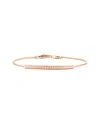 I. Reiss 14k Rose Gold 0.19 Ct. Tw. Diamond Wire Bracelet