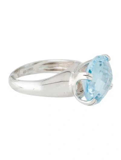 Pre-owned I. Reiss 14k Topaz Cocktail Ring In Multi