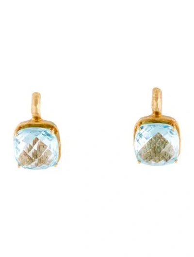 Pre-owned I. Reiss 14k Topaz Drop Earrings In Multi