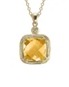 I. Reiss Color Collection 14k 3.77 Ct. Tw. Diamond & Citrine Necklace