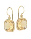 I. Reiss Color Collection 14k 3.79 Ct. Tw. Diamond & Citrine Earrings