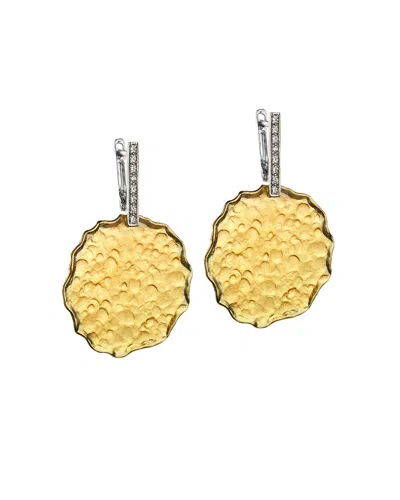 I. REISS I. REISS GALLERY 14K 0.15 CT. TW. DIAMOND DROP EARRINGS