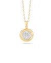 I. Reiss I Reiss Gallery 14k 0.25 Ct. Tw. Diamond Gallery Pendant