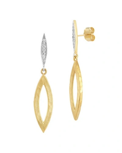 I. Reiss 14k 0.10 Ct. Tw. Diamond Dangle Earrings In Gold