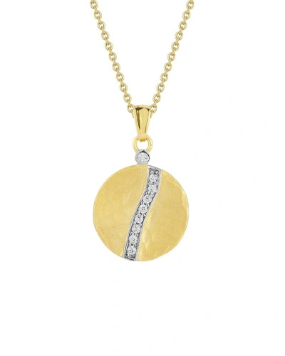 I. Reiss 14k 0.10 Ct. Tw. Diamond Round Sliding Necklaces