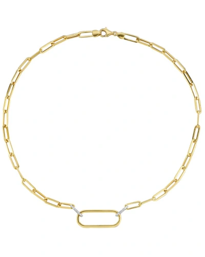 I. REISS I. REISS 14K 0.27 CT. TW. DIAMOND ELLIPSE NECKLACES