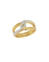 I. Reiss 14k 0.27 Ct. Tw. Diamond Interlocking Ring