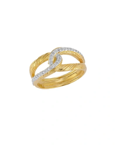 I. Reiss 14k 0.27 Ct. Tw. Diamond Interlocking Ring