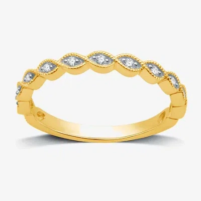 I Said Yes (h-i / I1) 1/10 Ct. T.w. Lab Grown White Diamond Sterling Silver Or 14k Gold Over Silver Wedding Ban