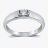 I Said Yes (h-i / I1) 1/5 Ct. T.w. Lab Grown White Diamond Sterling Silver Or 14k Gold Over Silver Wedding Band In Neutral