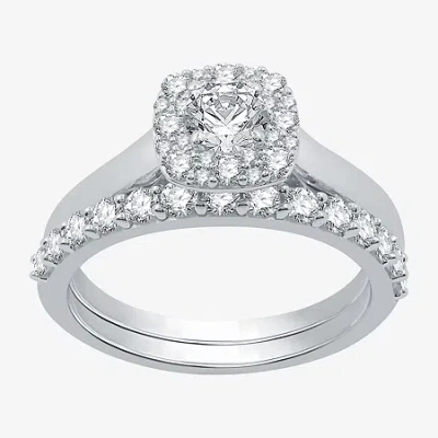 I Said Yes (h-i / I1)  Womens 1 Ct. T.w. Lab Grown White Diamond Sterling Silver Or 14k Gold Over Sil In Metallic