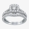 I Said Yes (h-i / I1) Womens 1 1/4 Ct. T.w. Lab Grown White Diamond Sterling Silver Or 14k Gold Over Silver Cus In Metallic
