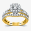 I Said Yes (h-i / I1) Womens 1 1/4 Ct. T.w. Lab Grown White Diamond Sterling Silver Or 14k Gold Over Silver Cus In Gold