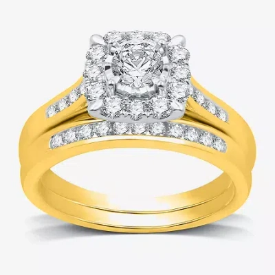 I Said Yes (h-i / I1) Womens 1 Ct. T.w. Lab Grown White Diamond Sterling Silver Or 14k Gold Over Silver Cushion