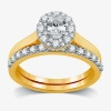 I Said Yes (h-i / I1) Womens 1 Ct. T.w. Lab Grown White Diamond Sterling Silver Or 14k Gold Over Silver Oval Si In Gold