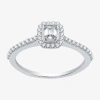 I Said Yes (h-i / I1) Womens 1/2 Ct. T.w. Lab Grown White Diamond Sterling Silver Or 14k Gold Over Silver Side  In Metallic