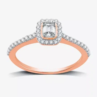 I Said Yes (h-i / I1) Womens 1/2 Ct. T.w. Lab Grown White Diamond Sterling Silver Or 14k Gold Over Silver Side 