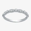 I Said Yes (h-i / I1) Womens 1/5 Ct. Lab Grown White Diamond Sterling Silver Wedding Band In Silver