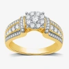I Said Yes (h-i / I1) Womens 3/4 Ct. T.w. Lab Grown White Diamond Sterling Silver Or 14k Gold Over Silver Round In Gold