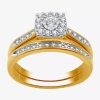 I Said Yes (h-i / I1) Womens 3/8 Ct. T.w. Lab Grown White Diamond Sterling Silver Or 14k Gold Over Silver Brida In White