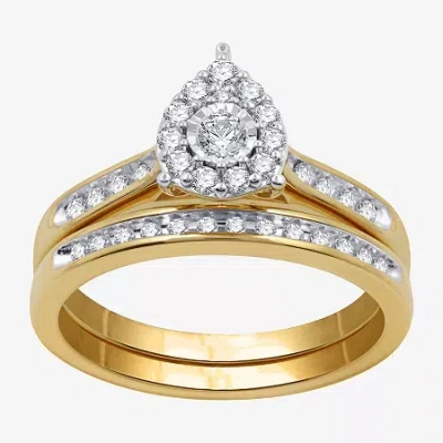 I Said Yes (h-i / I1) Womens 3/8 Ct. T.w. Lab Grown White Diamond Sterling Silver Or 14k Gold Over Silver Brida