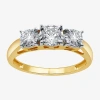 I Said Yes (h-i / Si2-i1) Womens 3/4 Ct. T.w. Lab Grown White Diamond Sterling Silver Or 14k Gold Over Silver R In Gold