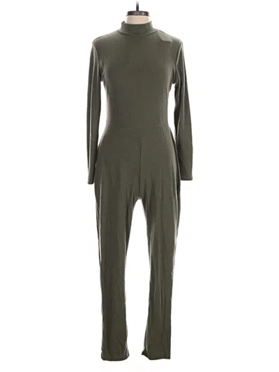 Pre-owned I Saw It First Jumpsuit In Green