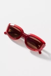 I-sea Curved Rectangular Colorblock Polarized Sunglasses In Multi