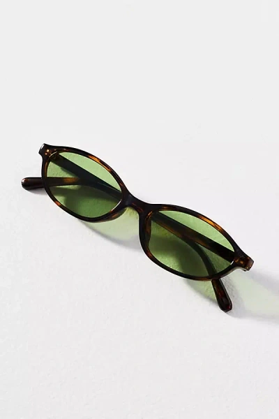 I-sea Oval East West Sunglasses In Green