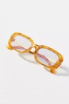 I-sea Rectangle East-west Blue Light Readers In Gold