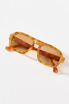 I-sea Slim Aviator Sunglasses In Brown