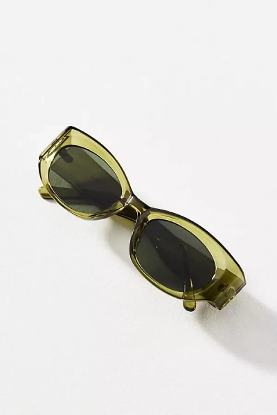 I-sea Translucent Oval Sunglasses In Green