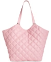 INC INTERNATIONAL CONCEPTS ANDRIA QUILTED EXTRA LARGE TOTE, CREATED FOR MACY'S
